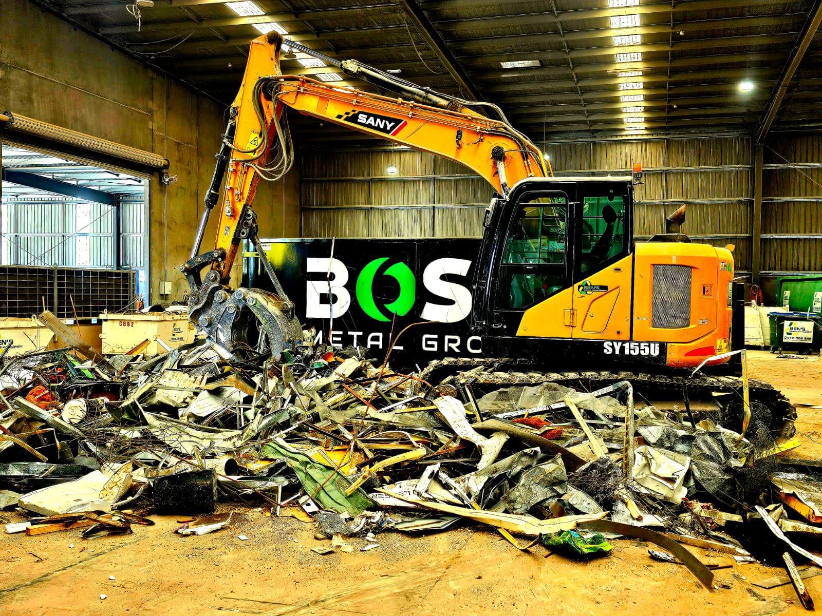 Industrial metal waste recycling and sustainable waste management solutions.